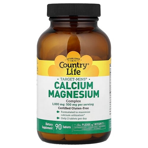 Country Life Target Mins Calcium Magnesium Complex 90 Tablets product image