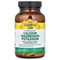 Country Life Target Mins Calcium Magnesium Potassium 90 Tablet