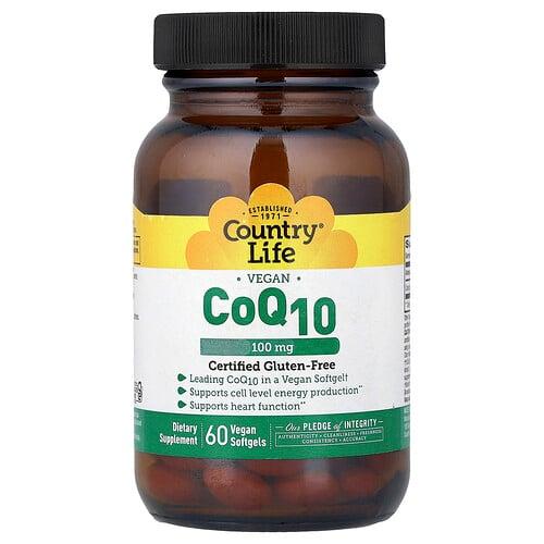 Country Life Vegan Coq10 100 Mg 60 Vegan Softgels product image