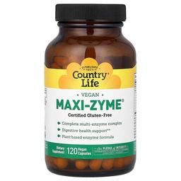 Country Life Maxi Zyme 120 Vegan Capsules