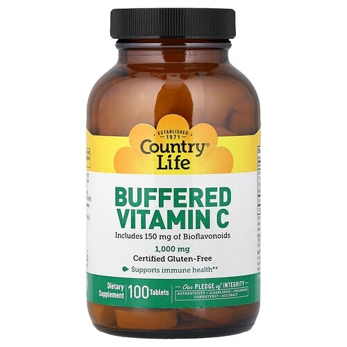Country Life Buffered Vitamin C 100 Tablets product image