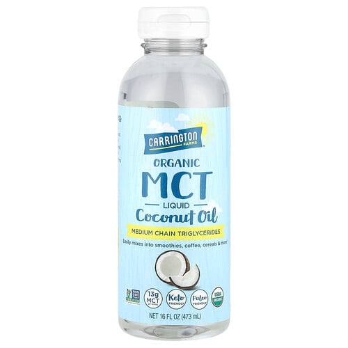 Carrington Farms Organic Mct Liquid Coconut Oil 16 Fl Oz 473 Ml product image