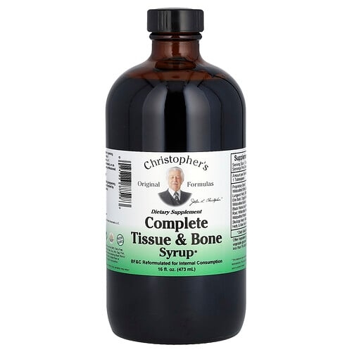 Christopher S Original Formulas Complete Tissue Bone Syrup 16 Fl Oz 473 Ml product image