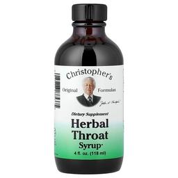 Christopher S Original Formulas Herbal Throat Syrup 4 Fl Oz 118 Ml