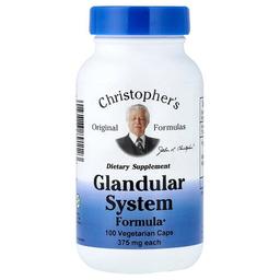 Christopher S Original Formulas Glandular System Formula 100 Vegetarian Caps