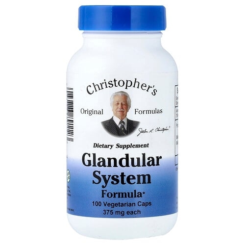 Christopher S Original Formulas Glandular System Formula 100 Vegetarian Caps product image