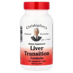 Christopher S Original Formulas Liver Transition Formula 100 Vegetarian Caps