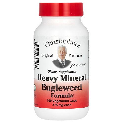 Christopher S Original Formulas Heavy Mineral Bugleweed Formula 100 Vegetarian Caps product image