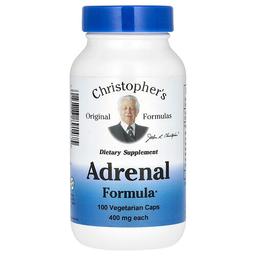 Christopher S Original Formulas Adrenal Formula 100 Vegetarian Caps