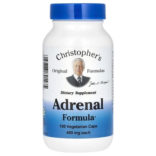 Christopher S Original Formulas Adrenal Formula 100 Vegetarian Caps product image