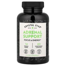 Crystal Star Adrenal Support 60 Vegetarian Capsules