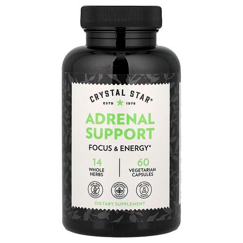 Crystal Star Adrenal Support 60 Vegetarian Capsules product image