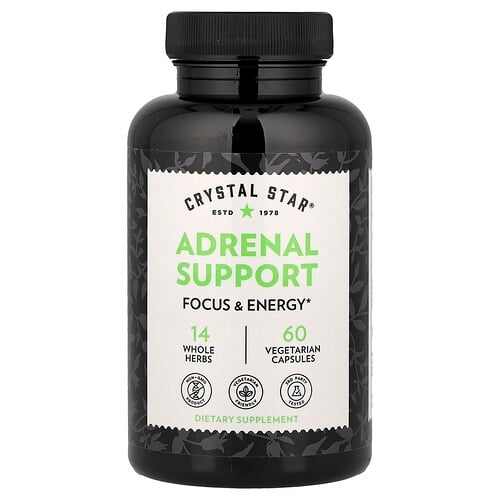 Crystal Star Adrenal Support 60 Vegetarian Capsules product image