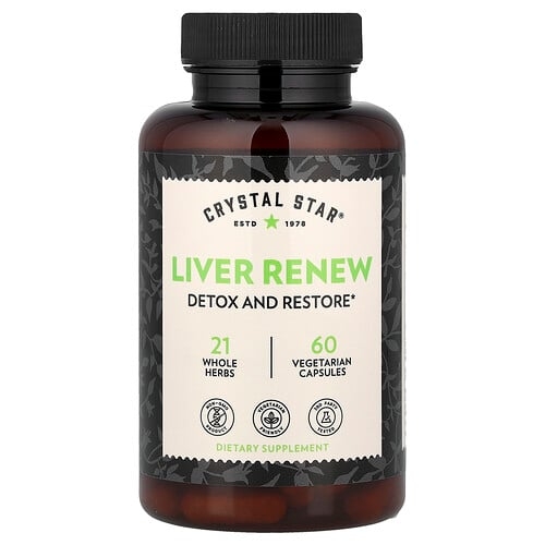 Crystal Star Liver Renew 60 Vegetarian Capsules product image