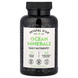 Crystal Star Ocean Minerals 60 Vegetarian Capsules