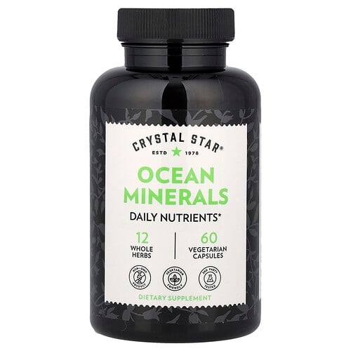 Crystal Star Ocean Minerals 60 Vegetarian Capsules product image
