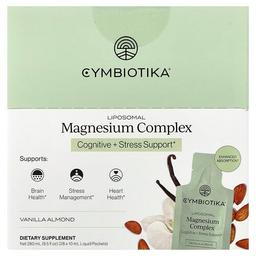 Cymbiotika Liposomal Magnesium Complex Vanilla Almond 28 Liquid Packets 0 3 Fl Oz 10 Ml Each
