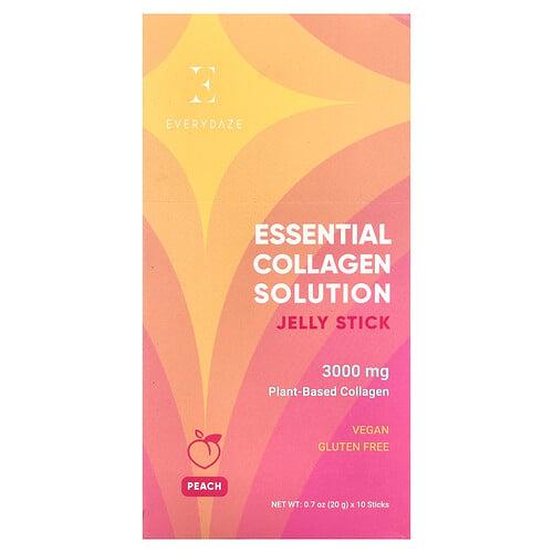 Everydaze Essential Collagen Solution Jelly Stick Peach 10 Sticks 0 7 Oz 20 G Each product image