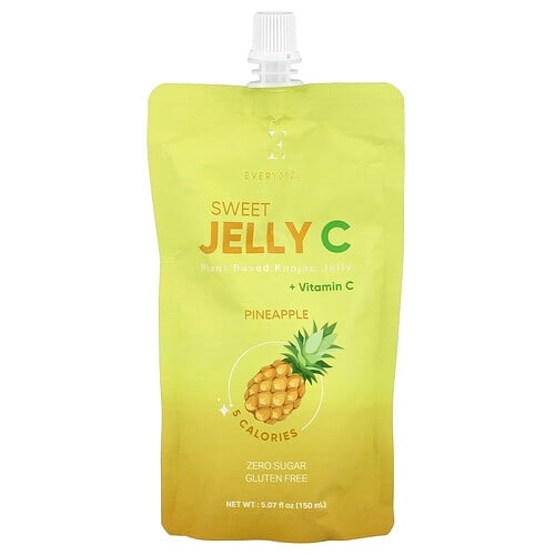 Everydaze Sweet Jelly C Plant Based Konjac Jelly Pineapple 5 07 Fl Oz 150 Ml product image