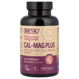 Deva Vegan Cal Mag Plus 90 Tablets