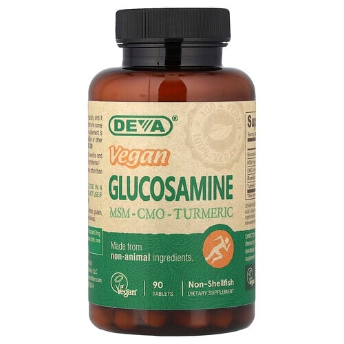 Deva Vegan Glucosamine Msm Cmo Turmeric 90 Tablets product image