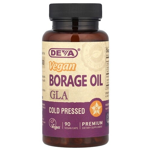 Deva Vegan Borage Oil Gla 90 Vegan Caps 500 Mg Per Capsule product image
