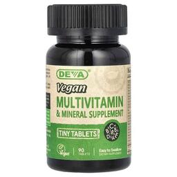 Deva Vegan Multivitamin Mineral Supplement 90 Tiny Tablets