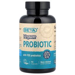 Deva Vegan Probiotic With Fos Prebiotics 90 Vegan Caps