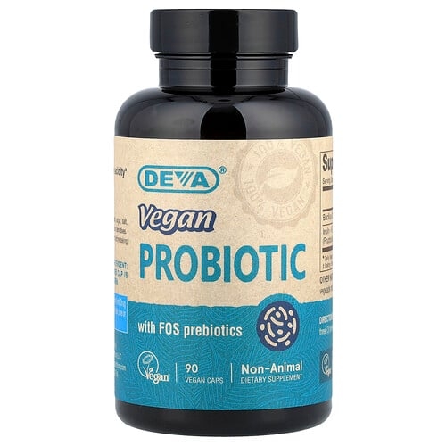 Deva Vegan Probiotic With Fos Prebiotics 90 Vegan Caps product image