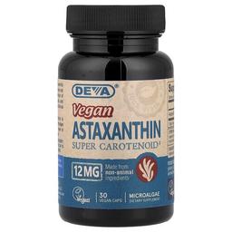 Deva Vegan Astaxanthin Super Carotenoid 12 Mg 30 Vegan Caps