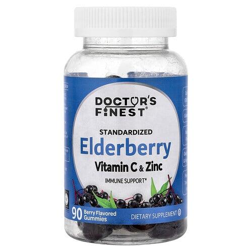 Doctor S Finest Standardized Elderberry Vitamin C Zinc Berry 90 Gummies product image