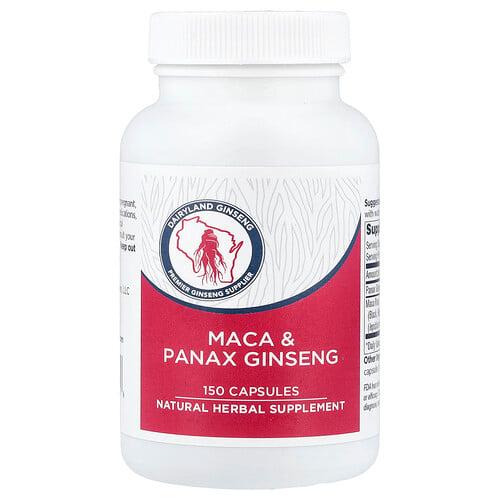Dairyland Ginseng Maca Panax Ginseng 150 Capsules product image