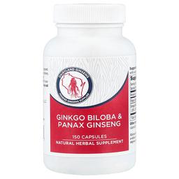 Dairyland Ginseng Ginkgo Biloba Panax Ginseng 150 Capsules