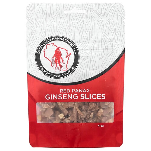 Dairyland Ginseng Red Panax Ginseng Slices 4 Oz product image