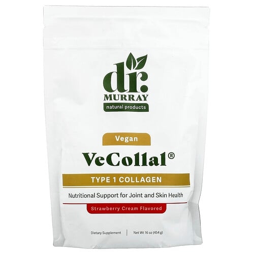 Dr Murray S Vecollal Vegan Type 1 Collagen Strawberry Cream 16 Oz 454 G product image