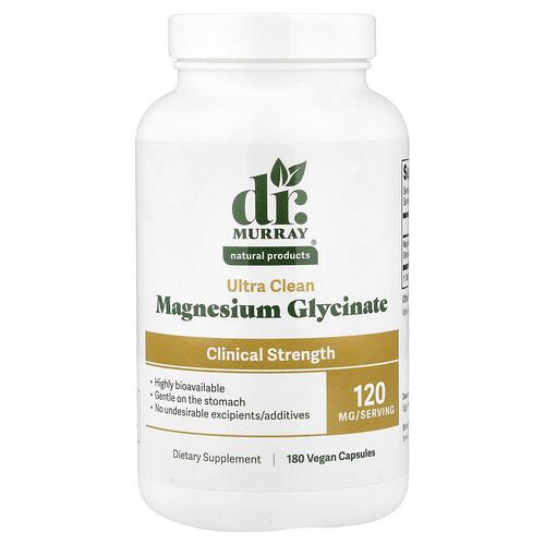 Dr Murray S Magnesium Glycinate 120 Mg 180 Vegan Capsules product image