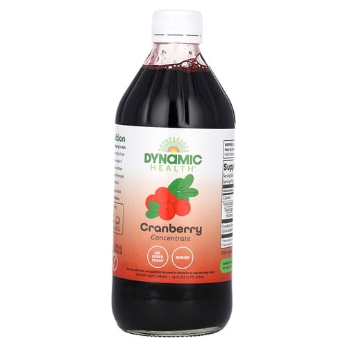 Dynamic Health Cranberry Concentrate Glass 16 Fl Oz 473 Ml product image