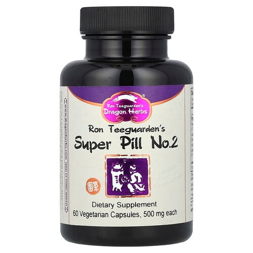 Dragon Herbs Super Pill No 2 500 Mg 60 Vegetarian Capsules product image