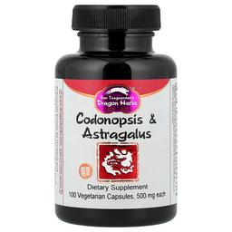 Dragon Herbs Codonopsis Astragalus 100 Vegetarian Capsules