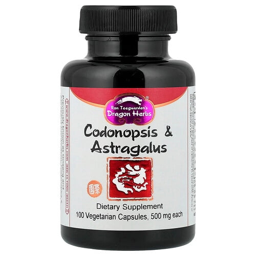 Dragon Herbs Codonopsis Astragalus 100 Vegetarian Capsules product image