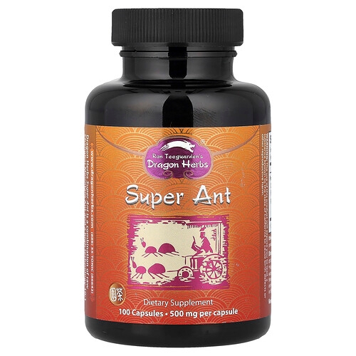 Dragon Herbs Super Ant 100 Capsules 500 Mg Per Capsule product image