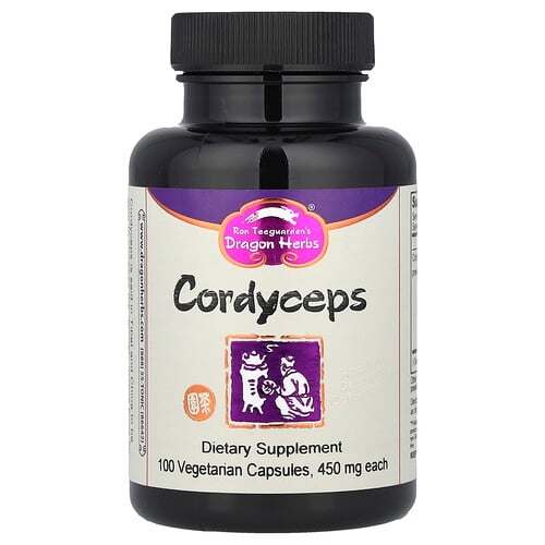 Dragon Herbs Cordyceps 450 Mg 100 Vegetarian Capsules product image