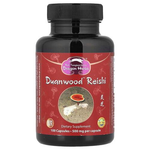 Dragon Herbs Duanwood Reishi 500 Mg 100 Capsules product image