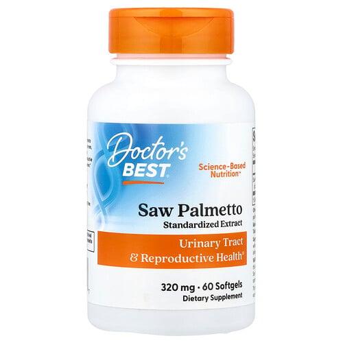 Doctor S Best Saw Palmetto Standardized Extract 320 Mg 60 Softgels product image