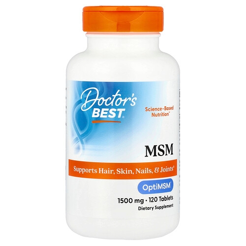 Doctor S Best Msm With Optimsm 1 500 Mg 120 Tablets product image