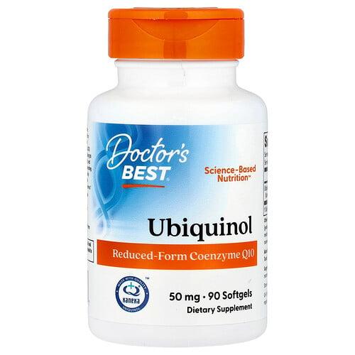 Doctor S Best Ubiquinol With Kaneka Q 50 Mg 90 Softgels product image