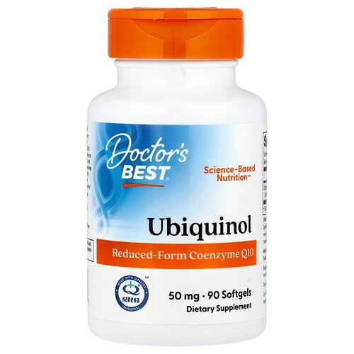 Doctor S Best Ubiquinol With Kaneka Q 50 Mg 90 Softgels product image