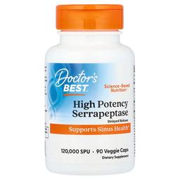 Doctor S Best High Potency Serrapeptase 90 Veggie Caps
