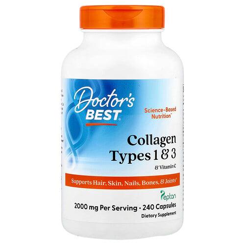 Doctor S Best Collagen Types 1 3 Vitamin C 240 Capsules product image
