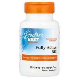 Doctor S Best Fully Active B12 1 500 Mcg 60 Veggie Caps